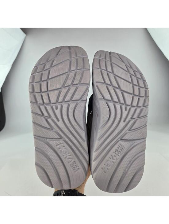 Hoka One One Ora Recovery Flip sandals US 10 Men\'s light gray oceanic Detailing main image 7